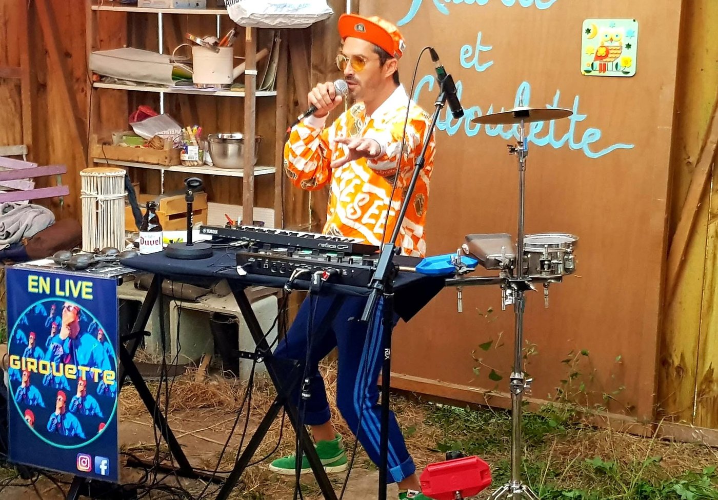 DJ dans la serre