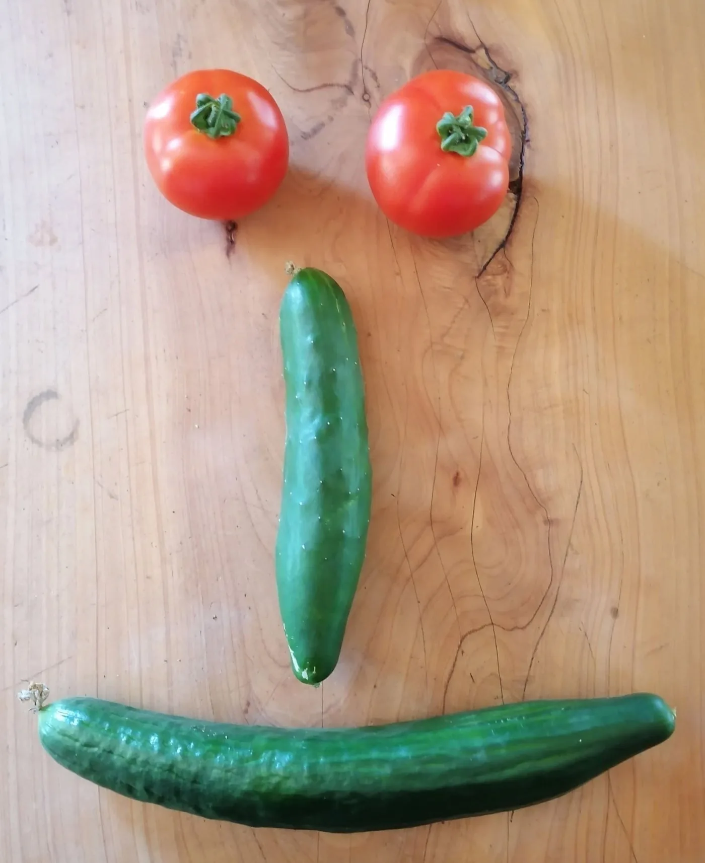 Concombre et tomates