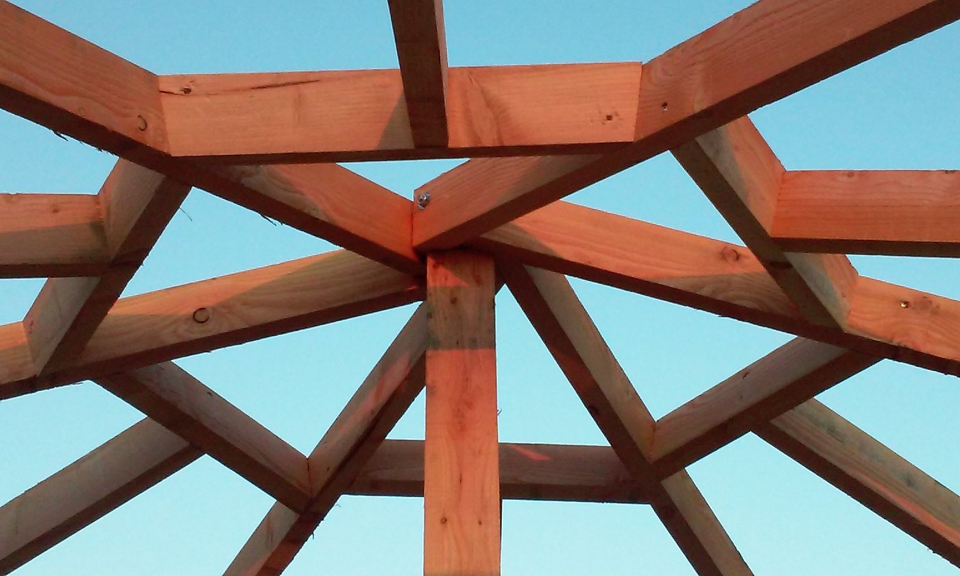 Bloc sanitaire hexagonal