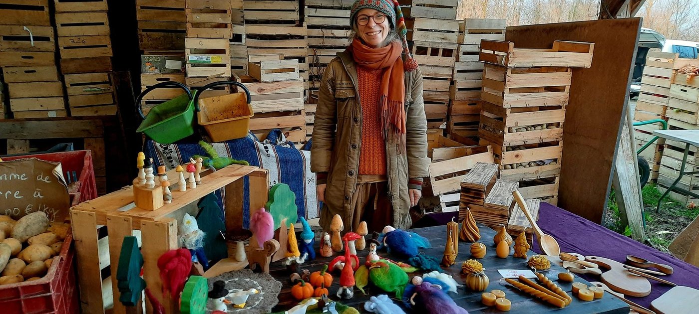 Adeline au marché