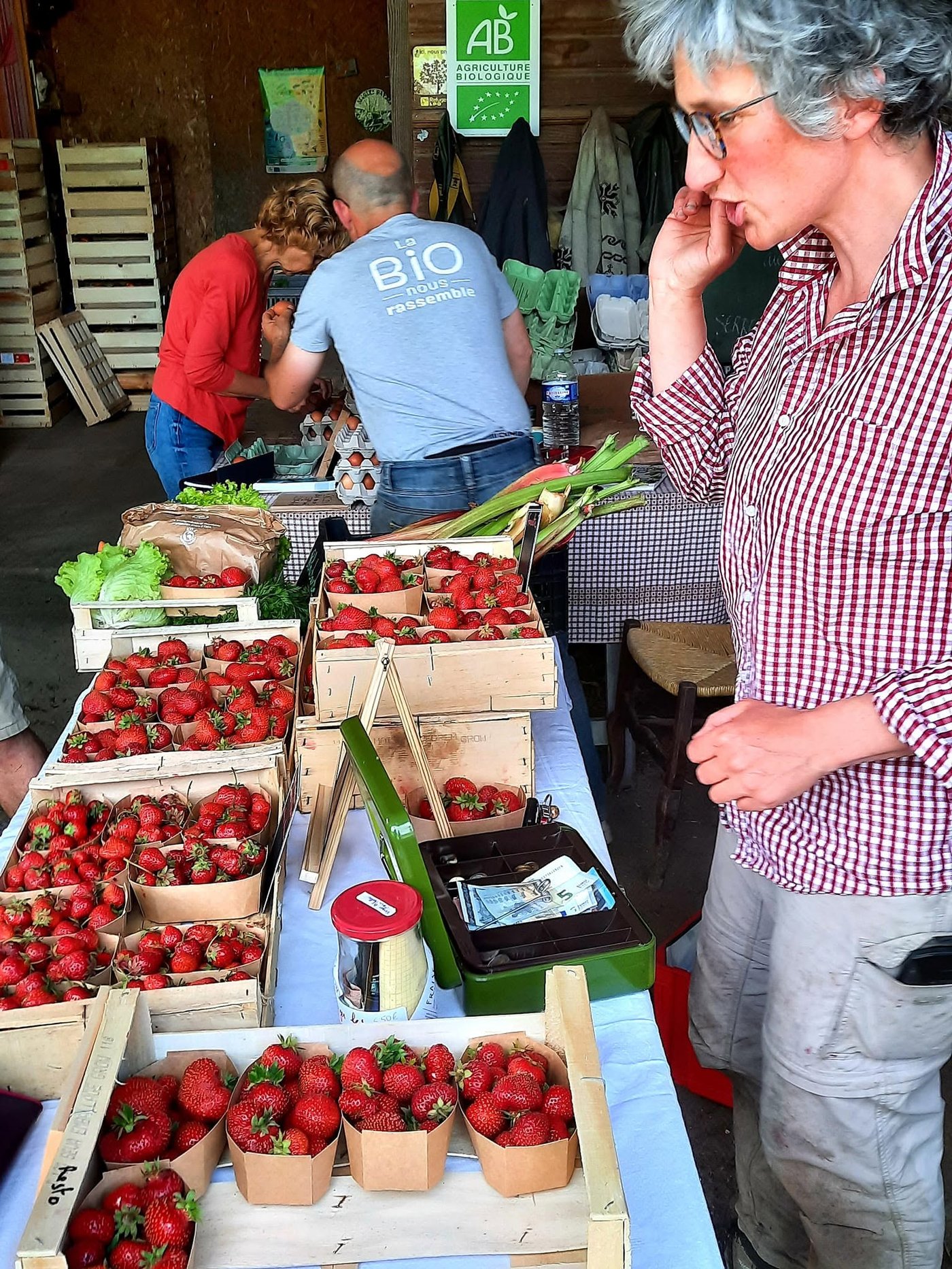 Hélène et ses fraises